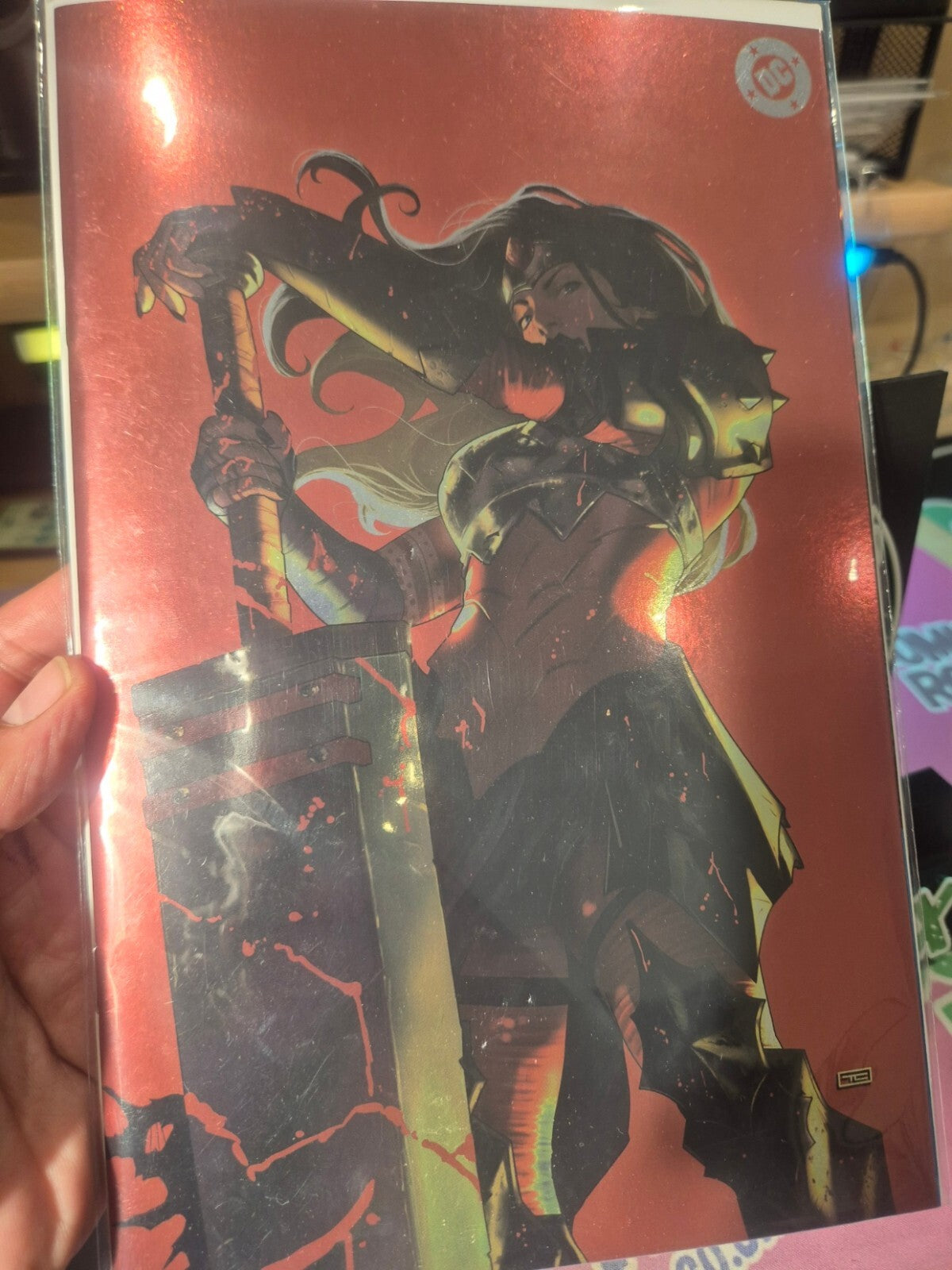 Absolute Wonder Woman #20, 2026, Taurin Clarke Exclusive Foil Variant Ltd. 1000