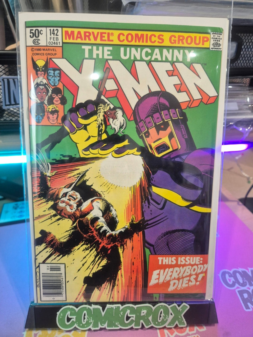 Uncanny X-Men #142, Rare Newsstand, 1980, White Pages, NM-