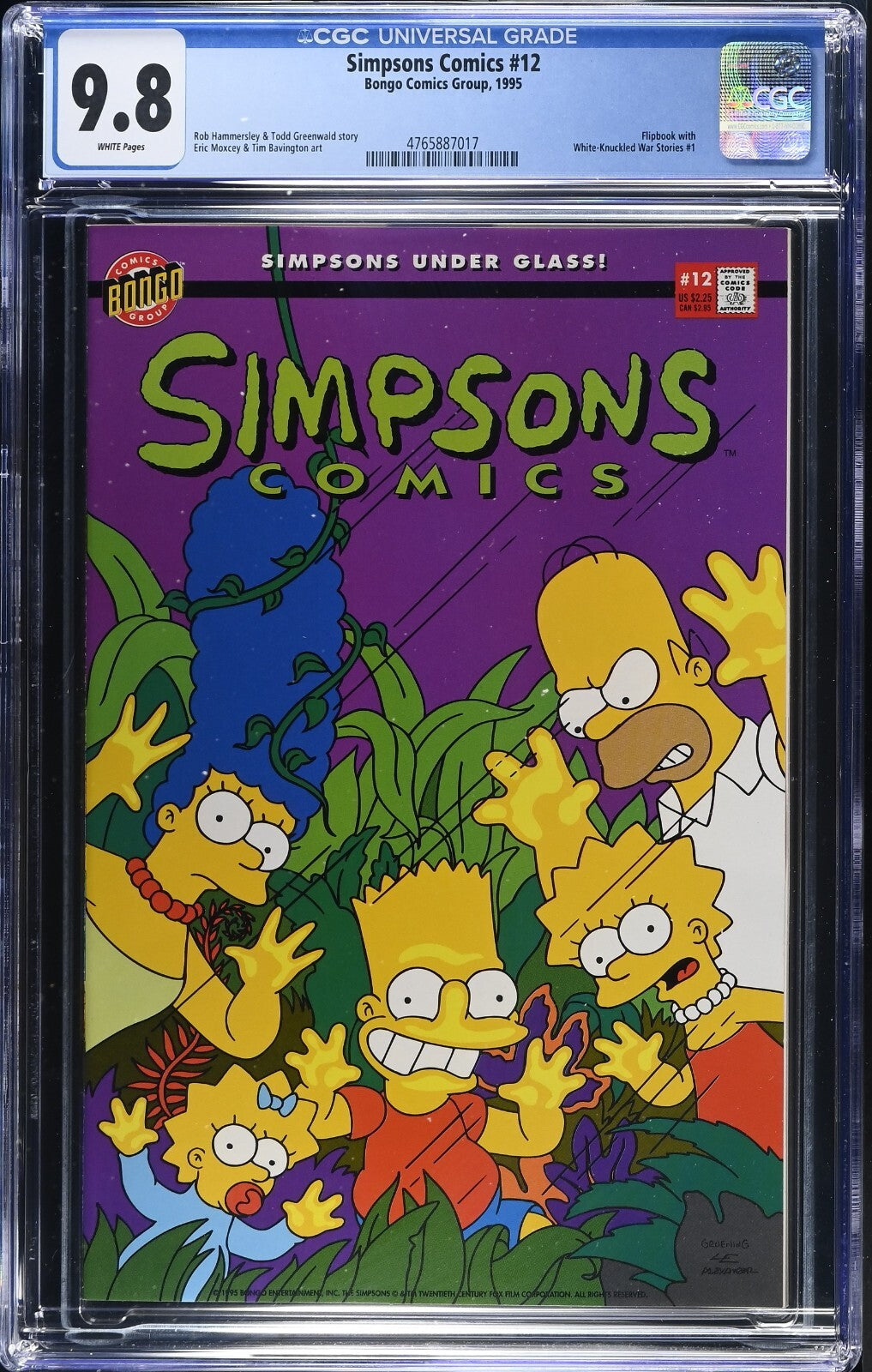 Simpsons Comics #12, CGC 9.8 TOP POP! 1995, Bongo Comics