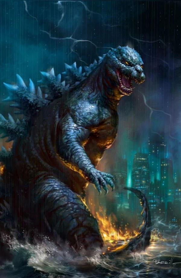 Godzilla In Hell #1, CGC 9.8, Parrillo, Rare BLUE FOIL Variant