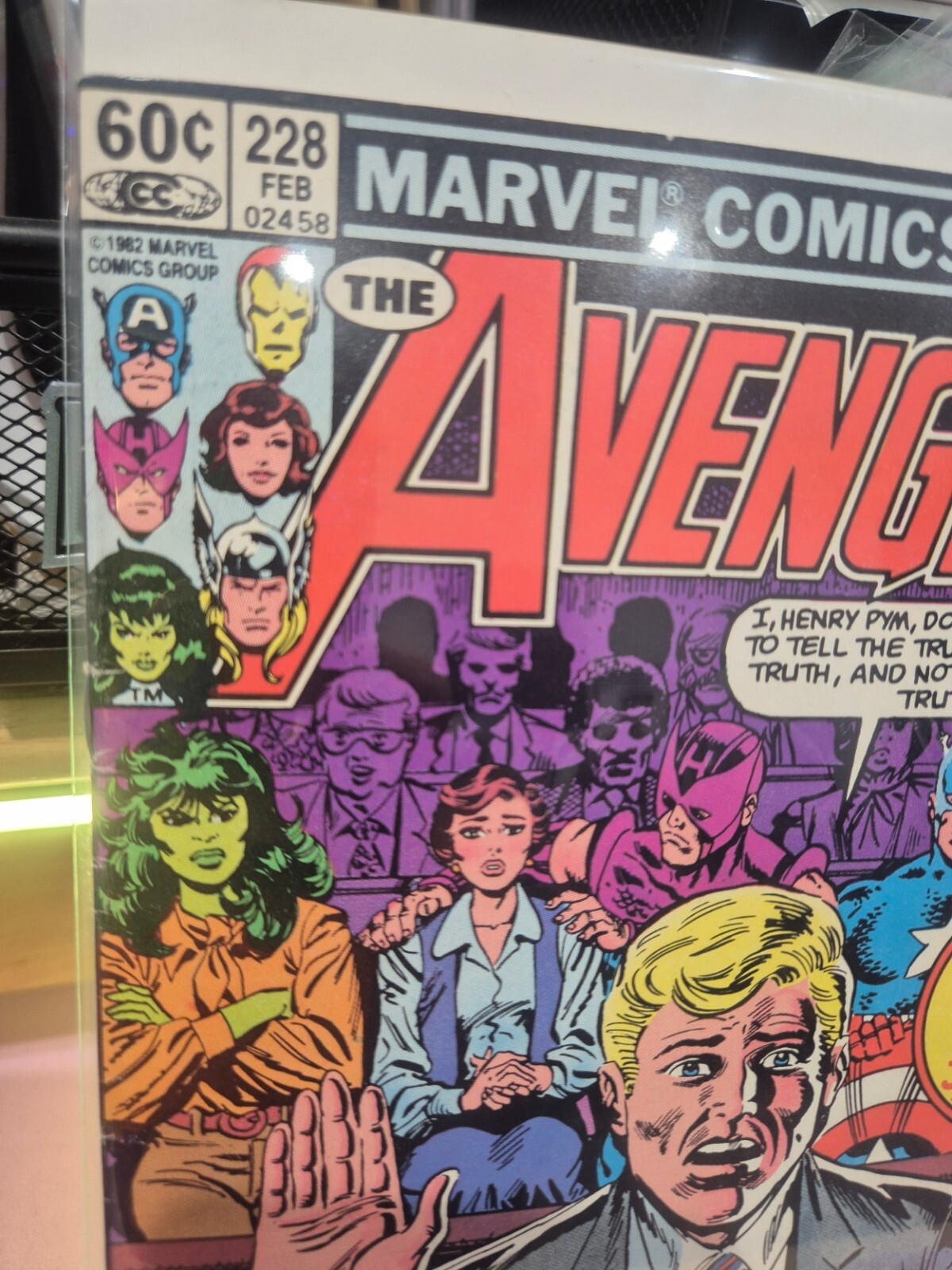 Avengers #228, 1983, 3rd app. Captain Marvel, VF+