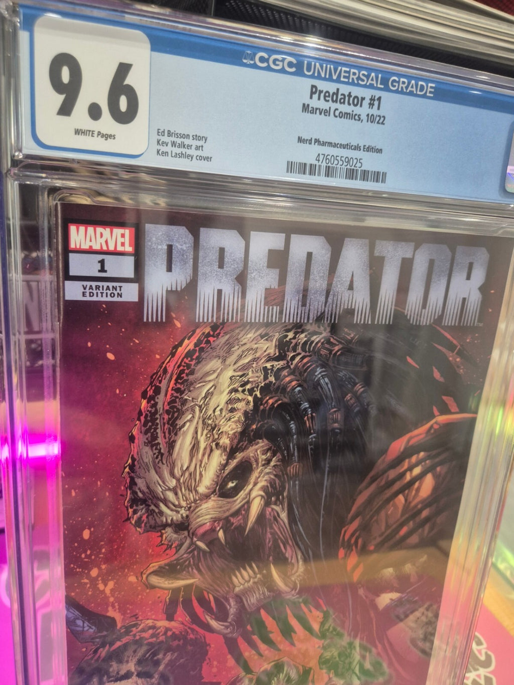 Predator #1, CGC 9.6, 2022, Ken Lashley Nerd Trade Dress Variant
