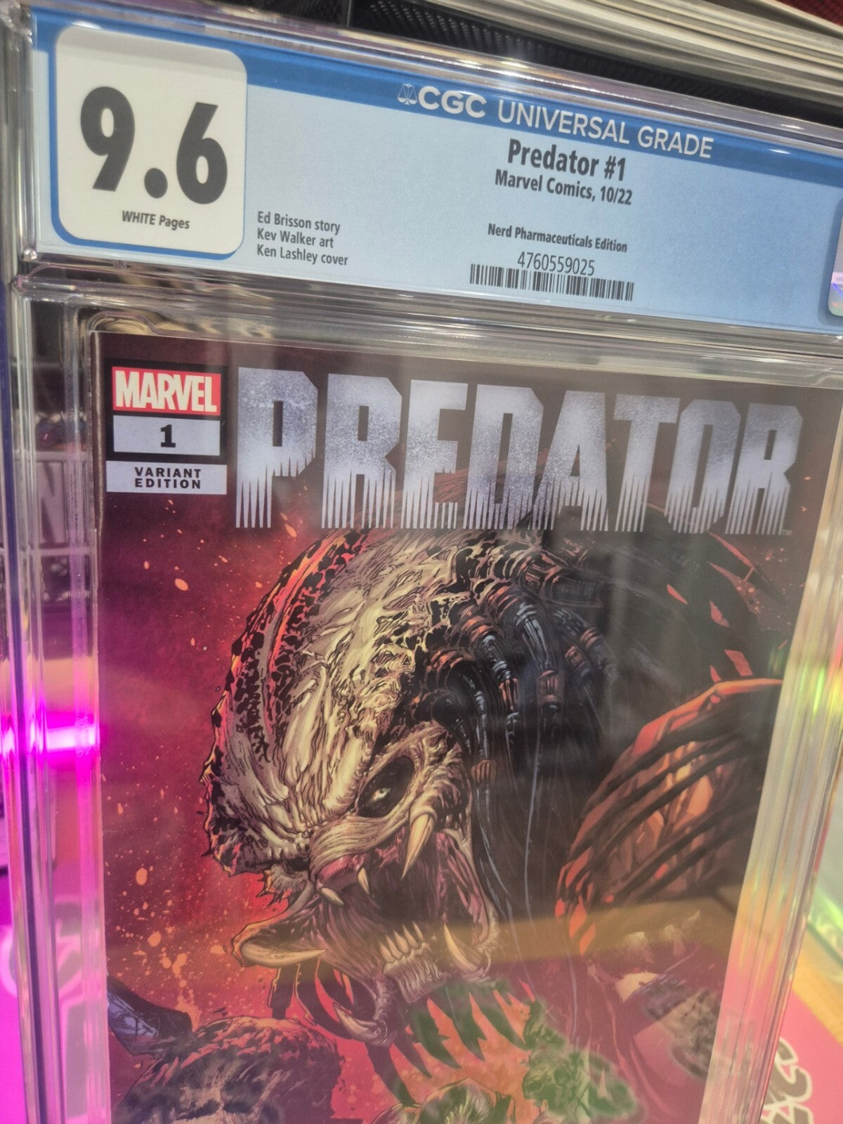 Predator #1, CGC 9.6, 2022, Ken Lashley Nerd Trade Dress Variant