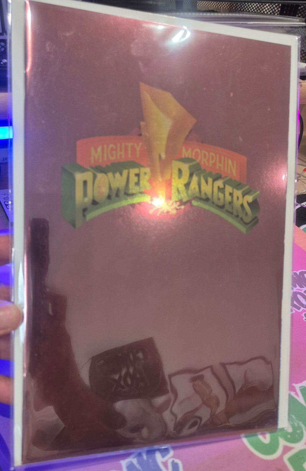 Mighty Morphin Power Rangers #118, Pink Foil Exclusive Variant, 2024, NM+