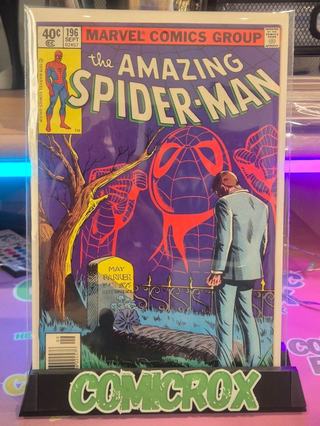 Amazing Spider-Man #196, 1st Debra Whitman, Newsstand, VF/NM