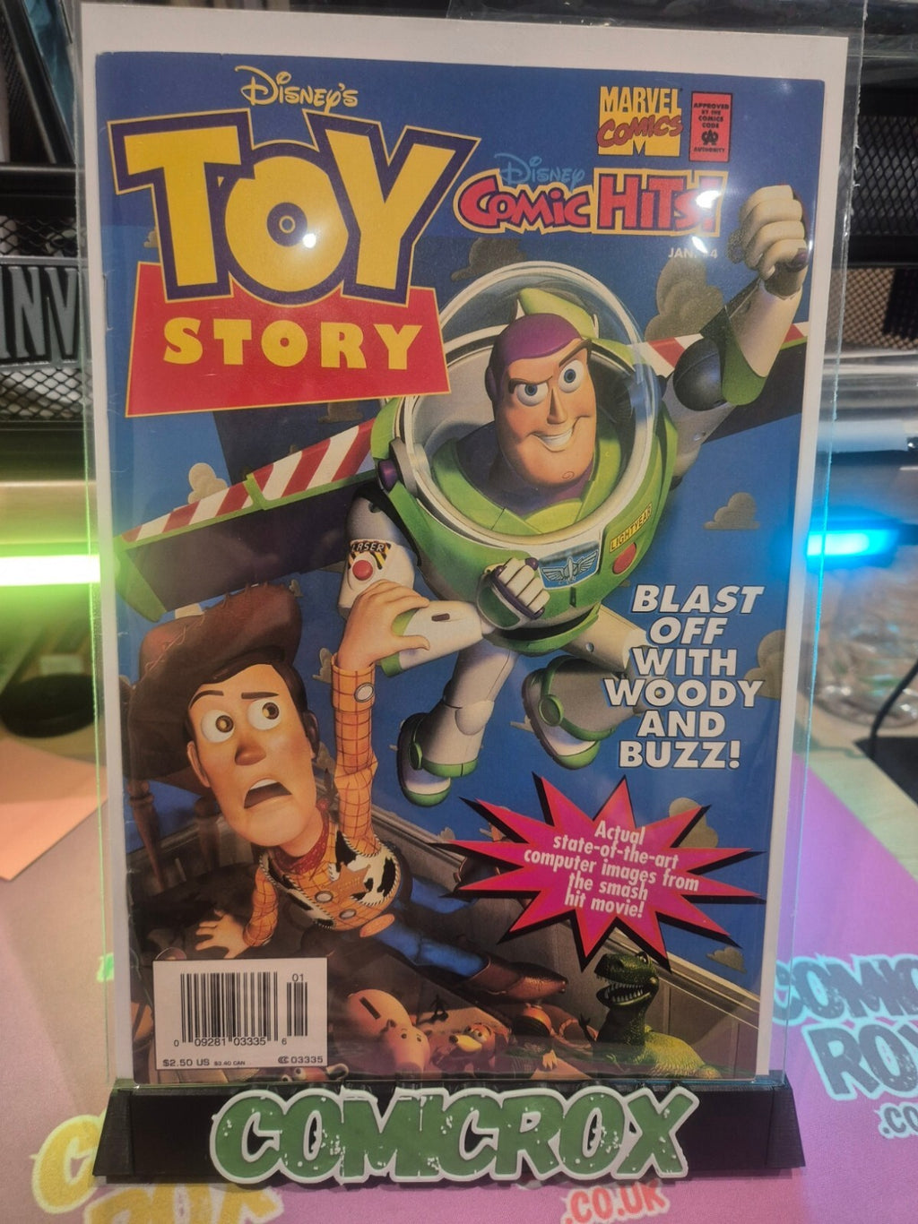 Disney Comic Hits #4, 1996, 1st Toy Story in Comics, Newsstand FN/VF+ 7.5+