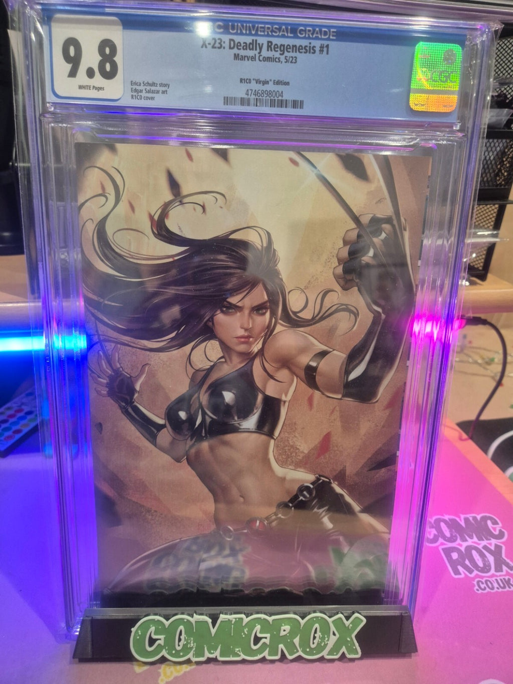X-23 Deadly Regenesis #1, CGC 9.8, R1c0 Virgin Variant