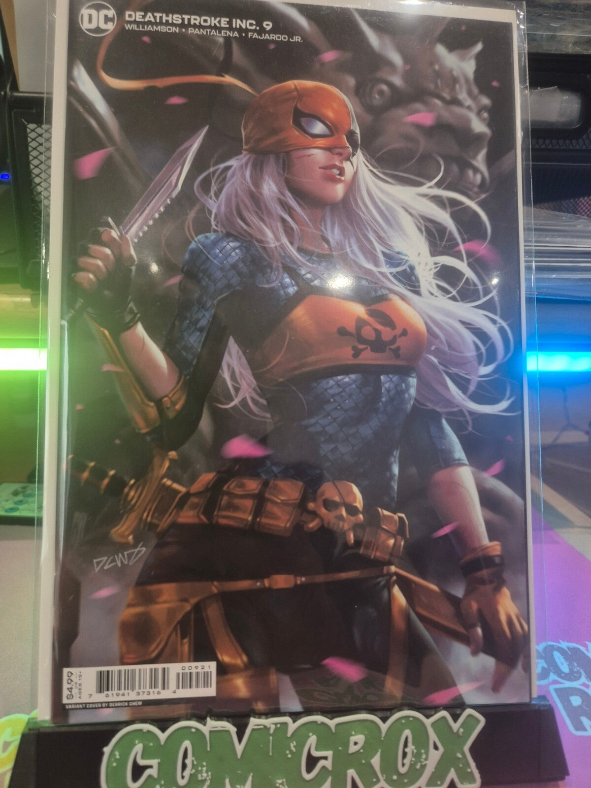 Deathstroke Inc #9, 2022, DC, Derrick Chew Card Stock Variant, NM+