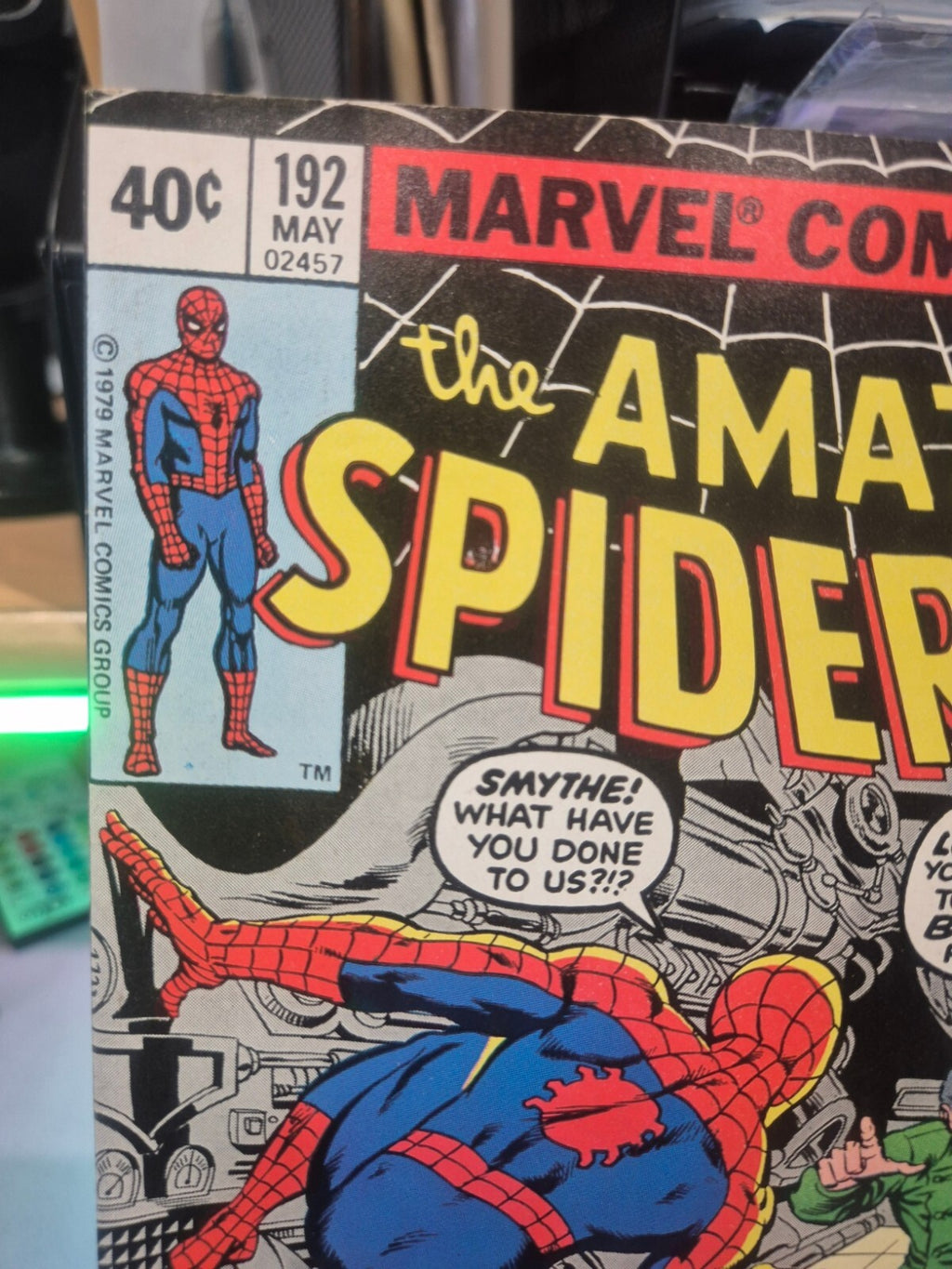 Amazing Spider-Man #192, 1979, Death of Spencer Smythe VF/NM