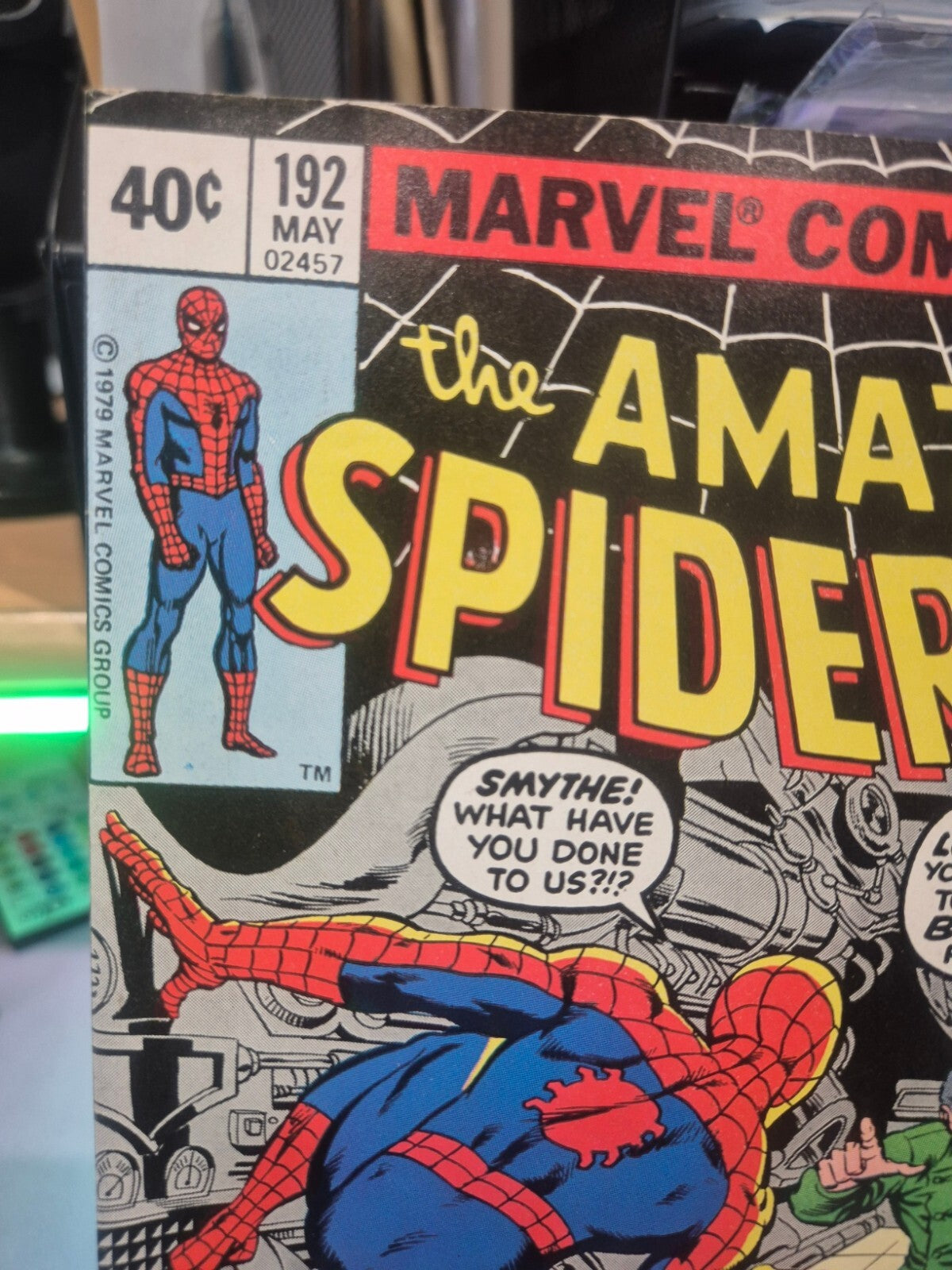 Amazing Spider-Man #192, 1979, Death of Spencer Smythe VF/NM