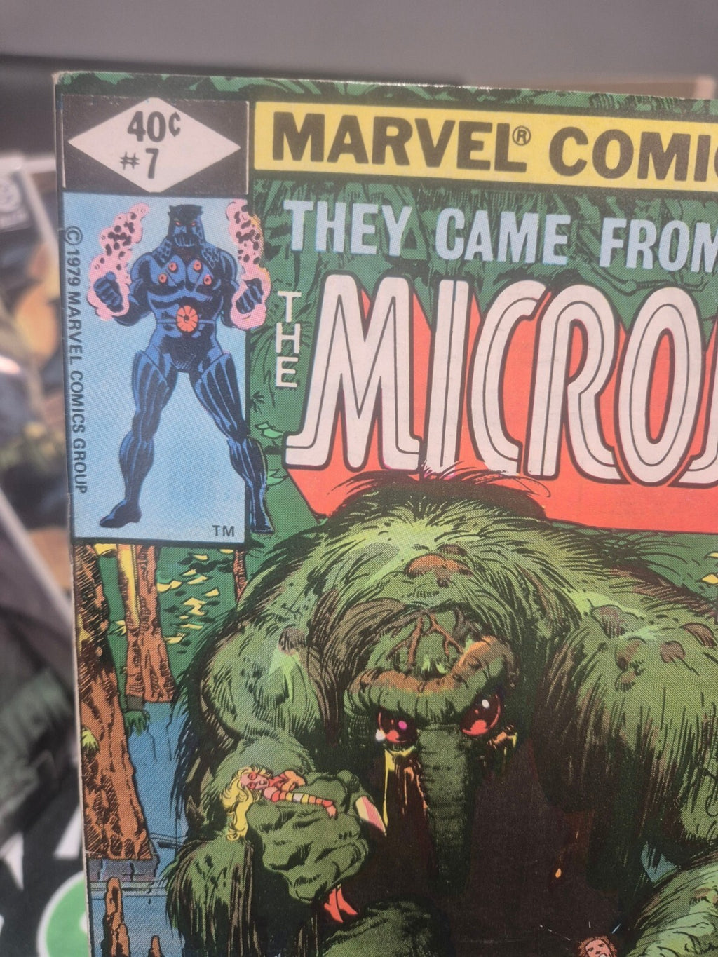 Micronauts #7, 1979, MAN THING, Marvel, High Grade NM 9.4