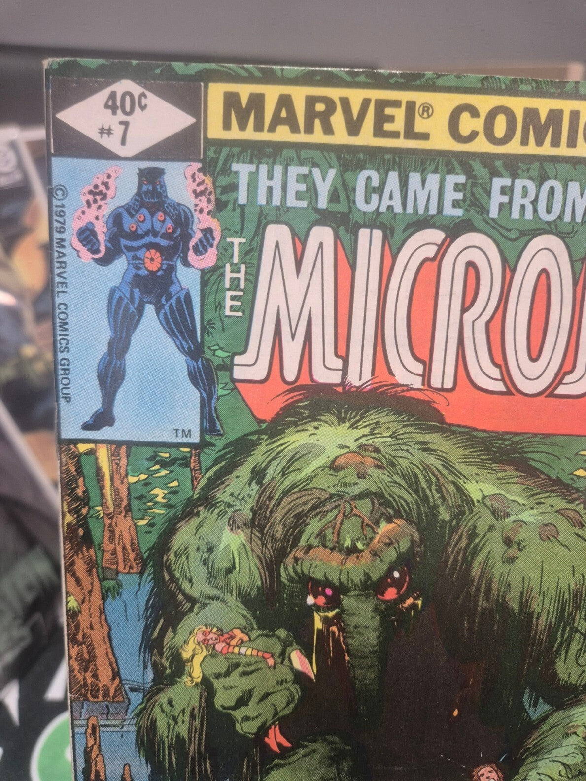 Micronauts #7, 1979, MAN THING, Marvel, High Grade NM 9.4