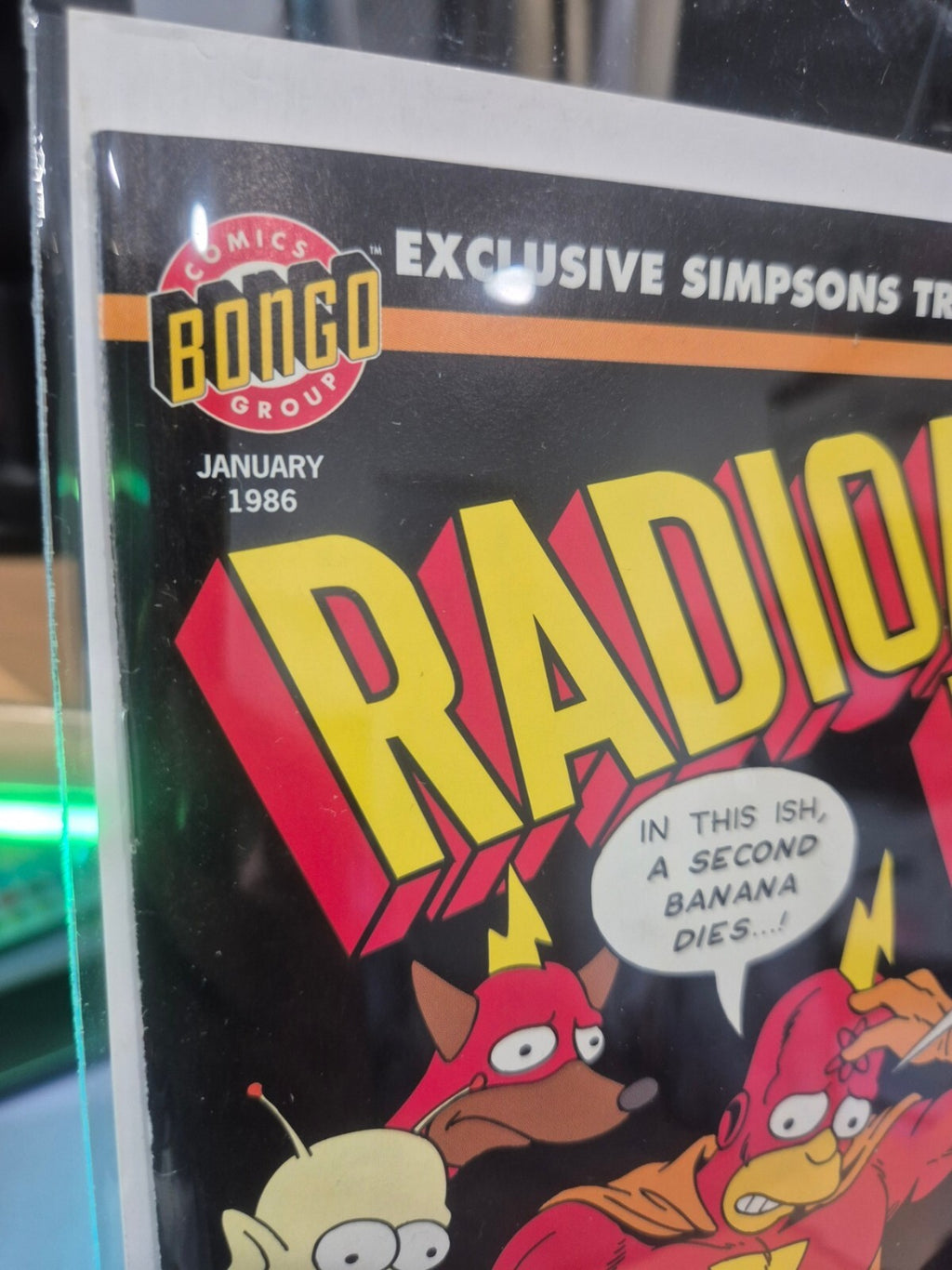 Radioactive Man #679, 1994, Bongo Comics, With Playing Card VF/NM