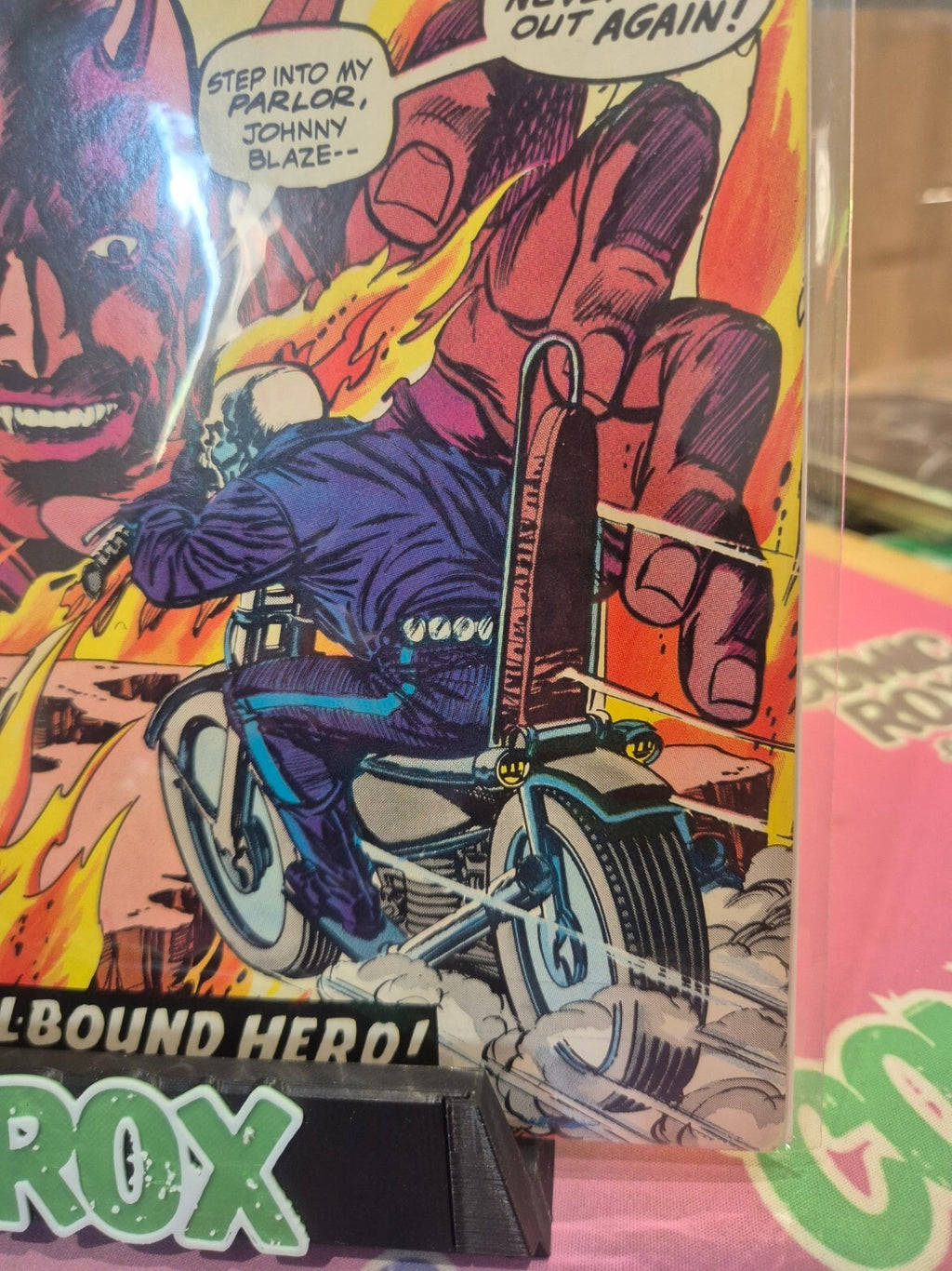Ghost Rider #9, Mephisto as Satan, 1974, High Grade VF