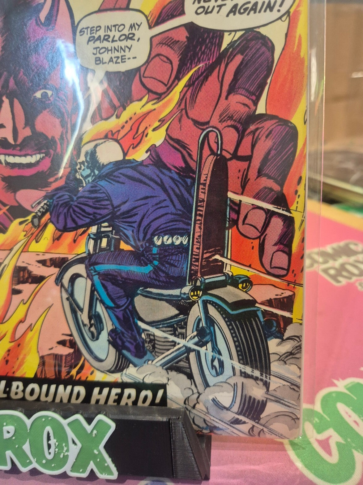 Ghost Rider #9, Mephisto as Satan, 1974, High Grade VF