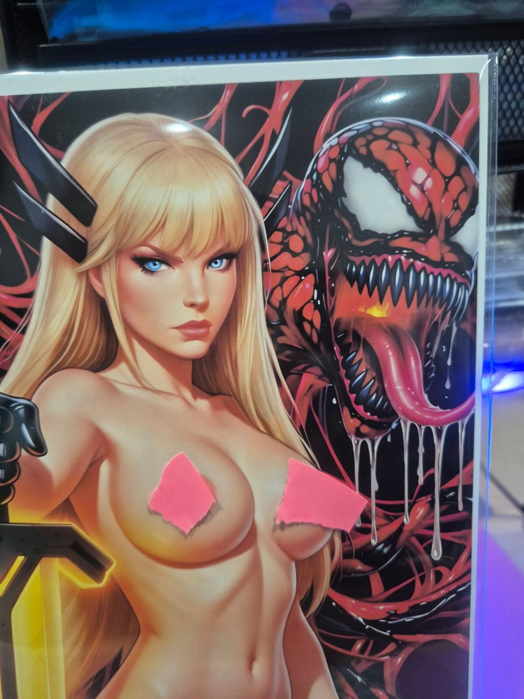 Frightweaver Venomized Magik, Full Nude Variant, Surter Exclusive, NM+
