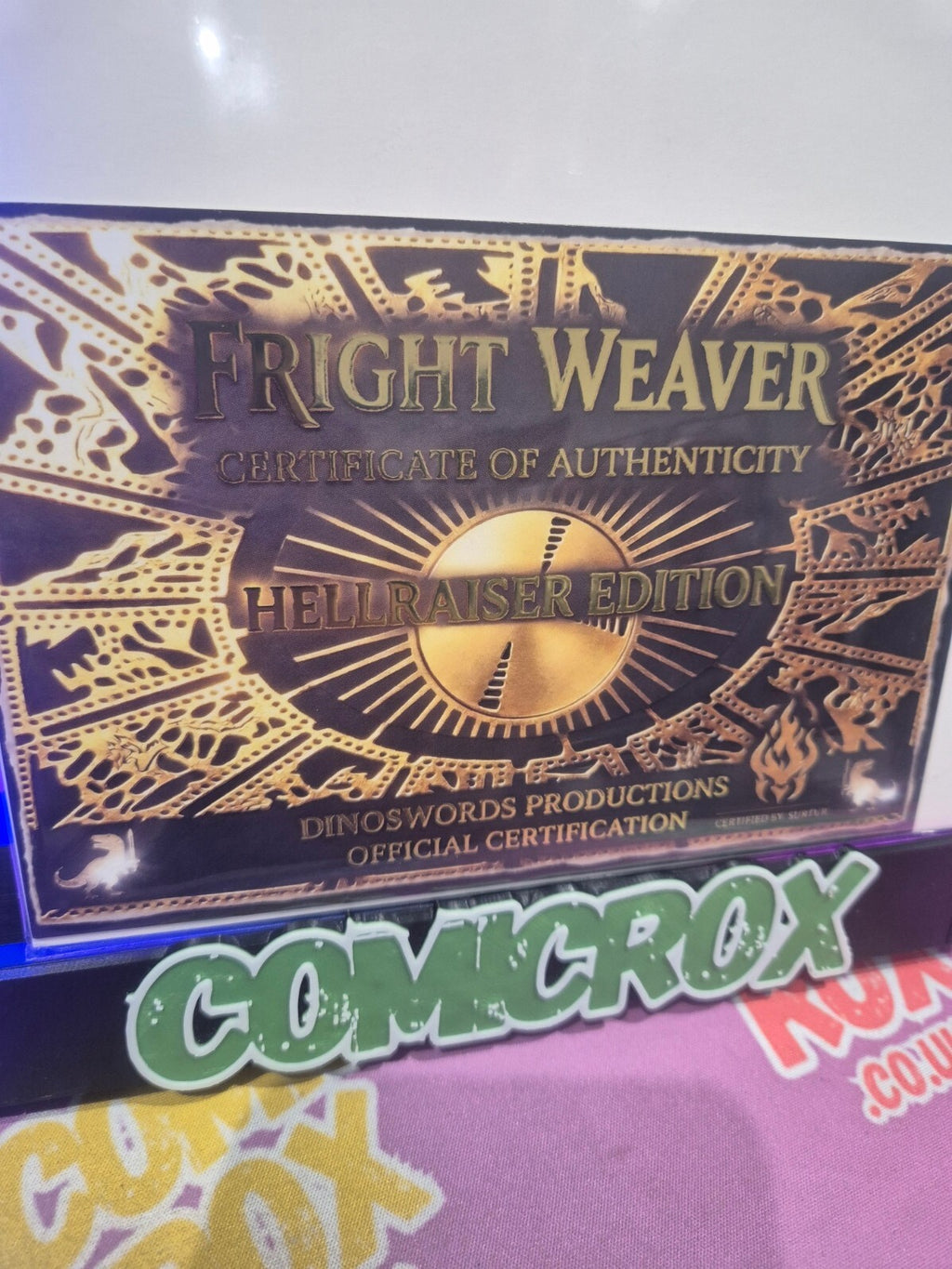 Frightweaver Hellraiser Edition, Bloody Variant, Surter Exclusive with COA, NM+