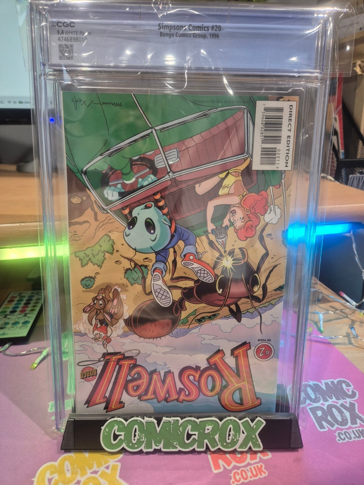 Simpsons #20, CGC 9.4, Bongo Comics, 1996