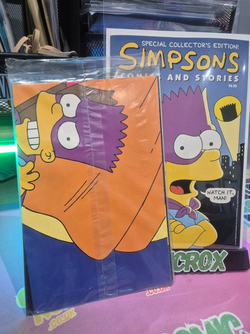 Simpsons #1, 1993, 1st App Simpsons in Comics, with Polybagged Poster, NM+