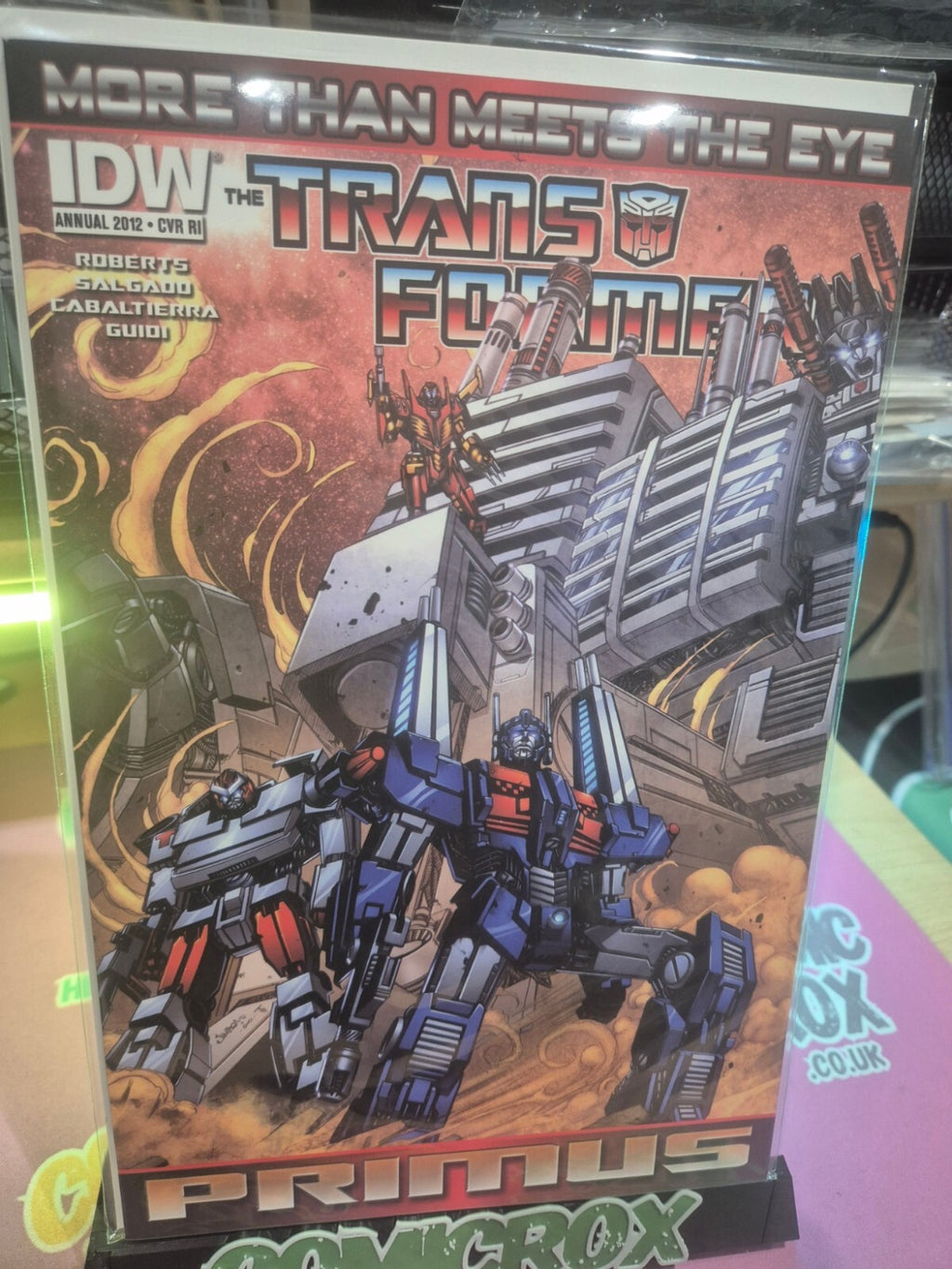 Transformers: More Than Meets The Eye Annual 2012 #1, Retailer Incentive, NM