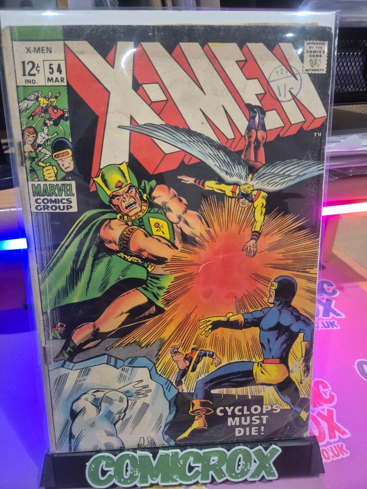 X-Men #54, 1969, Origin & 1st App Alex Summers (Havok), G/VG 3.5
