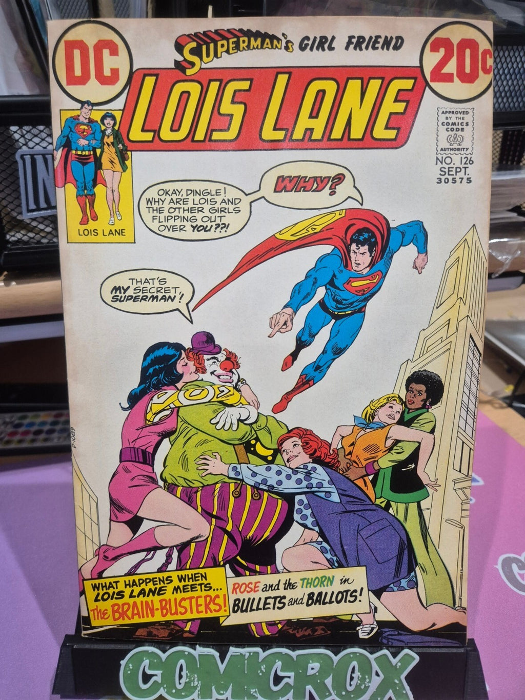 Superman's Girl Friend Lois Lane #126, 1972, High Grade, Tanning, 8.0