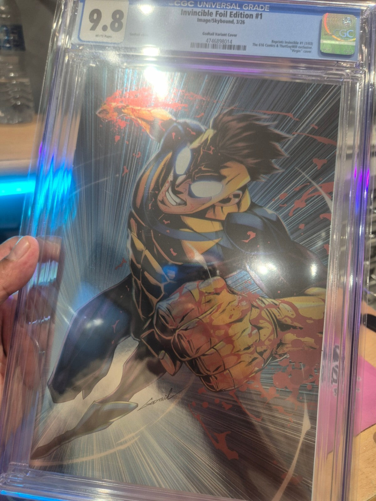 Invincible Foil Edition #1, CGC 9.8 Godtail Variant Cover, 2026