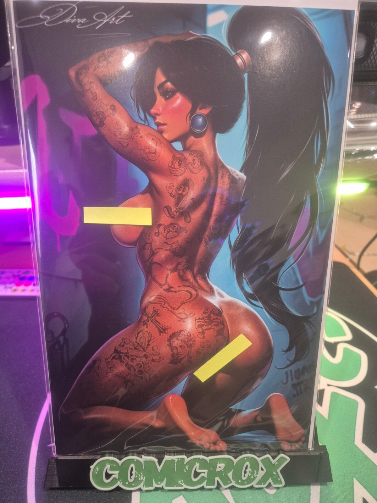 Princess Jasmine Tattoo Diva, Soto Studios, NAUGHTY Virgin Variant NM+