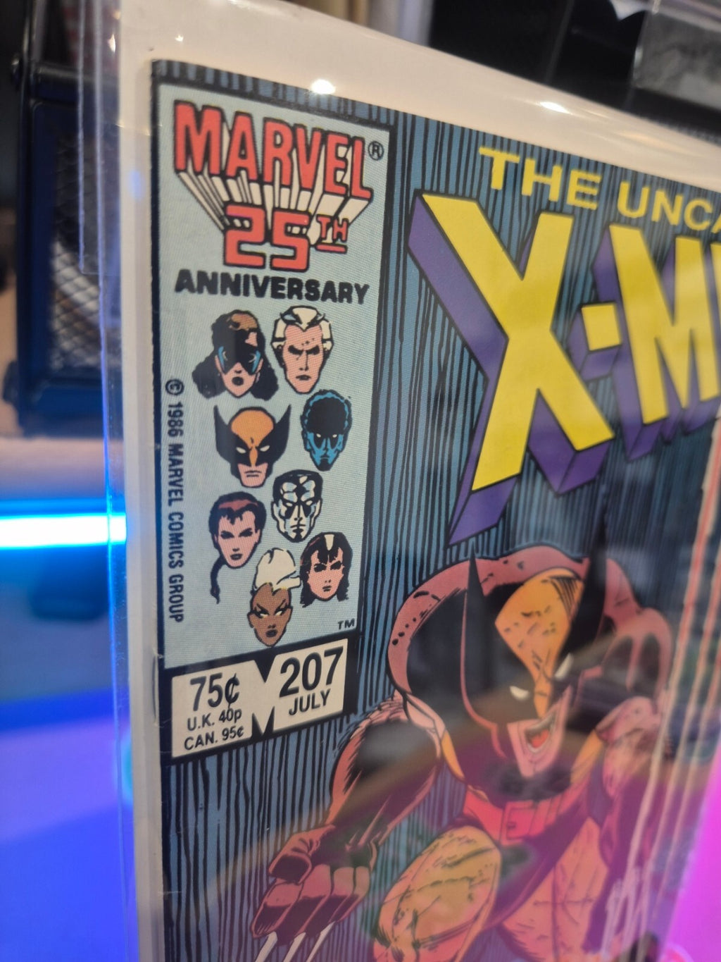 Uncanny X-Men #207, 1986, VF/NM 9.0/9.2