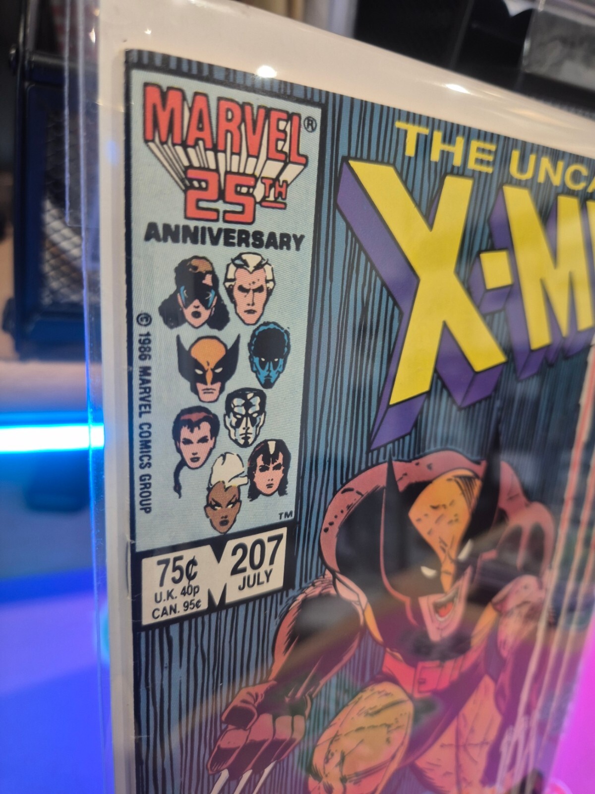 Uncanny X-Men #207, 1986, VF/NM 9.0/9.2