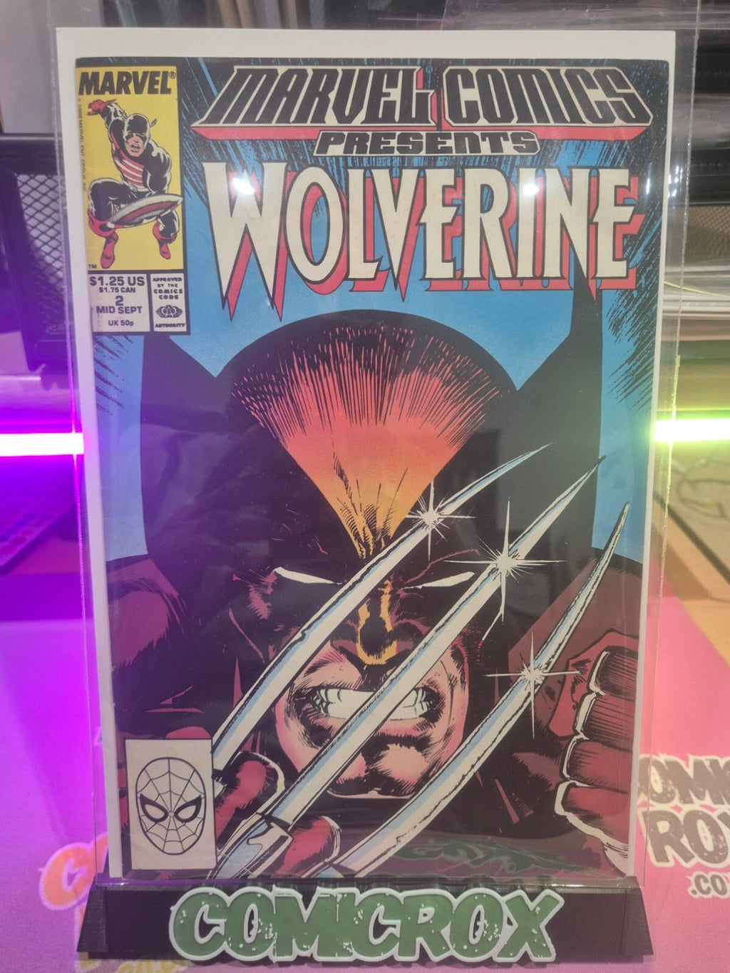 Marvel Comics Presents #2, 1988, Wolverine, V F+ or Higher