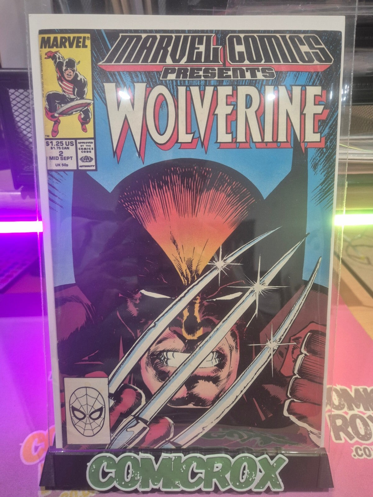 Marvel Comics Presents #2, 1988, Wolverine, V F+ or Higher