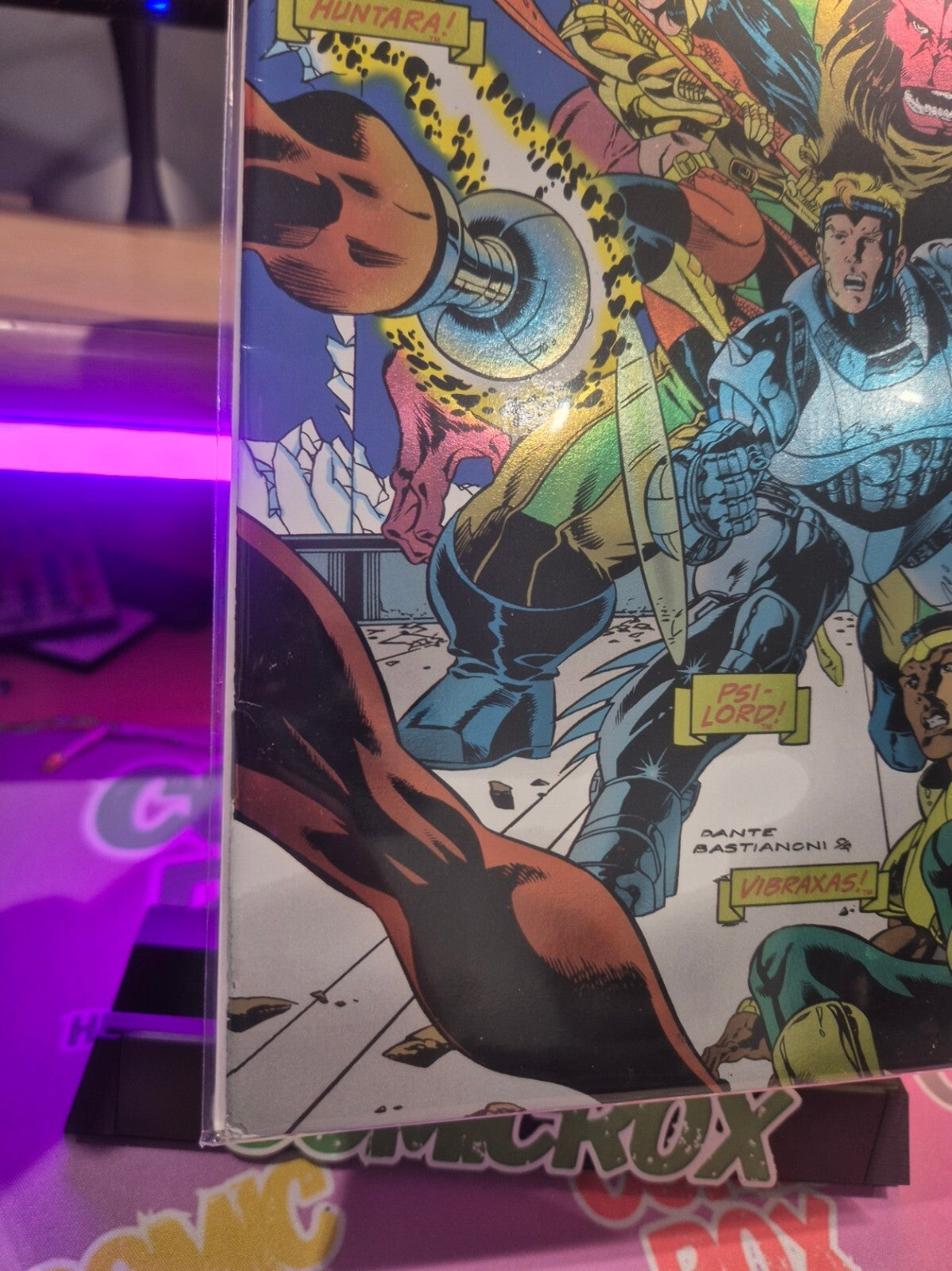 Fantastic Force #1, 1994, Metallic Wrap-Around Cover, VF+