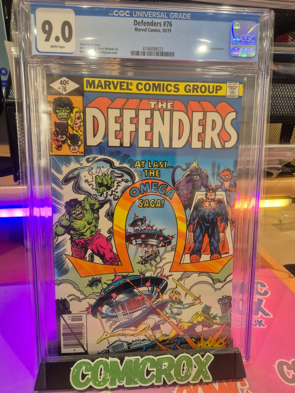 The Defenders #76, CGC 9.0, 1979, Omega Man Apperance