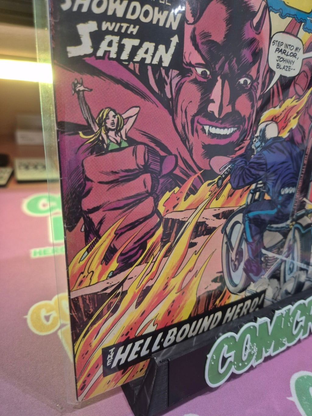 Ghost Rider #9, Mephisto as Satan, 1974, High Grade VF