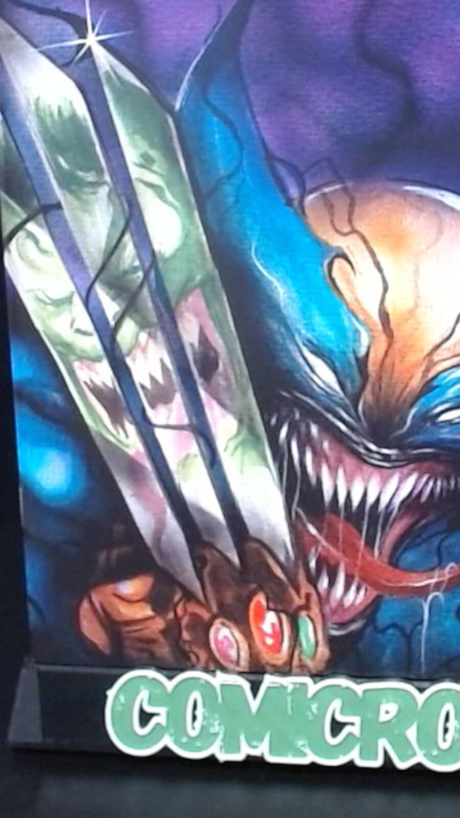 Venomized Wolverine, Gorkem Demir, Artist Alley, Hulk 340 Homage, Mint