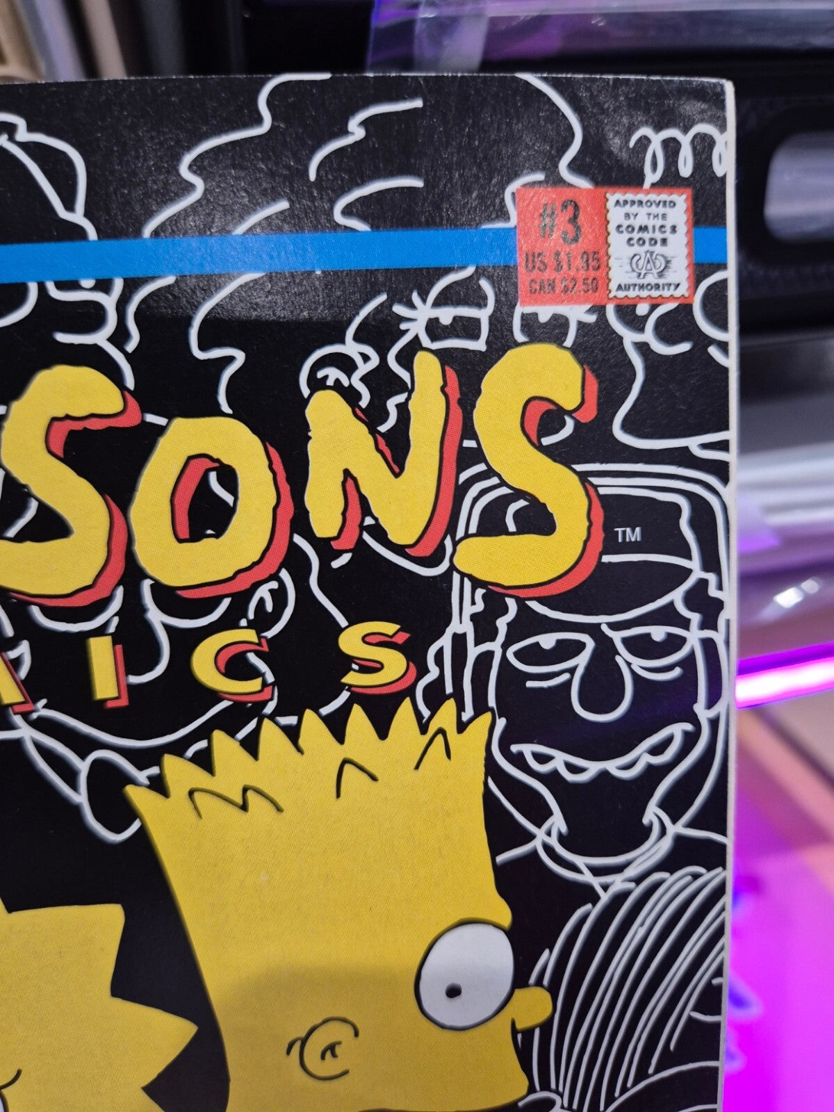 Simpsons #3, 1994, Bongo Comics, High Grade NM