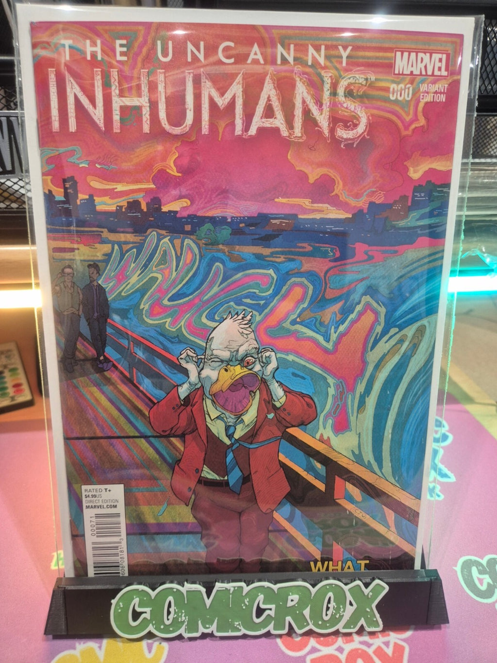 The Uncanny Inhumans #0, Bill Ward What the Duck?! Variant, 2015, NM