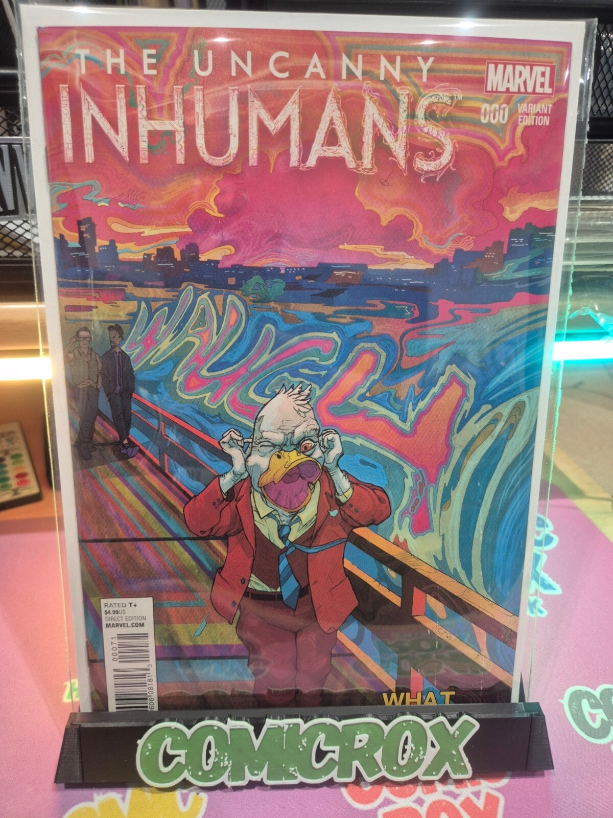The Uncanny Inhumans #0, Bill Ward What the Duck?! Variant, 2015, NM