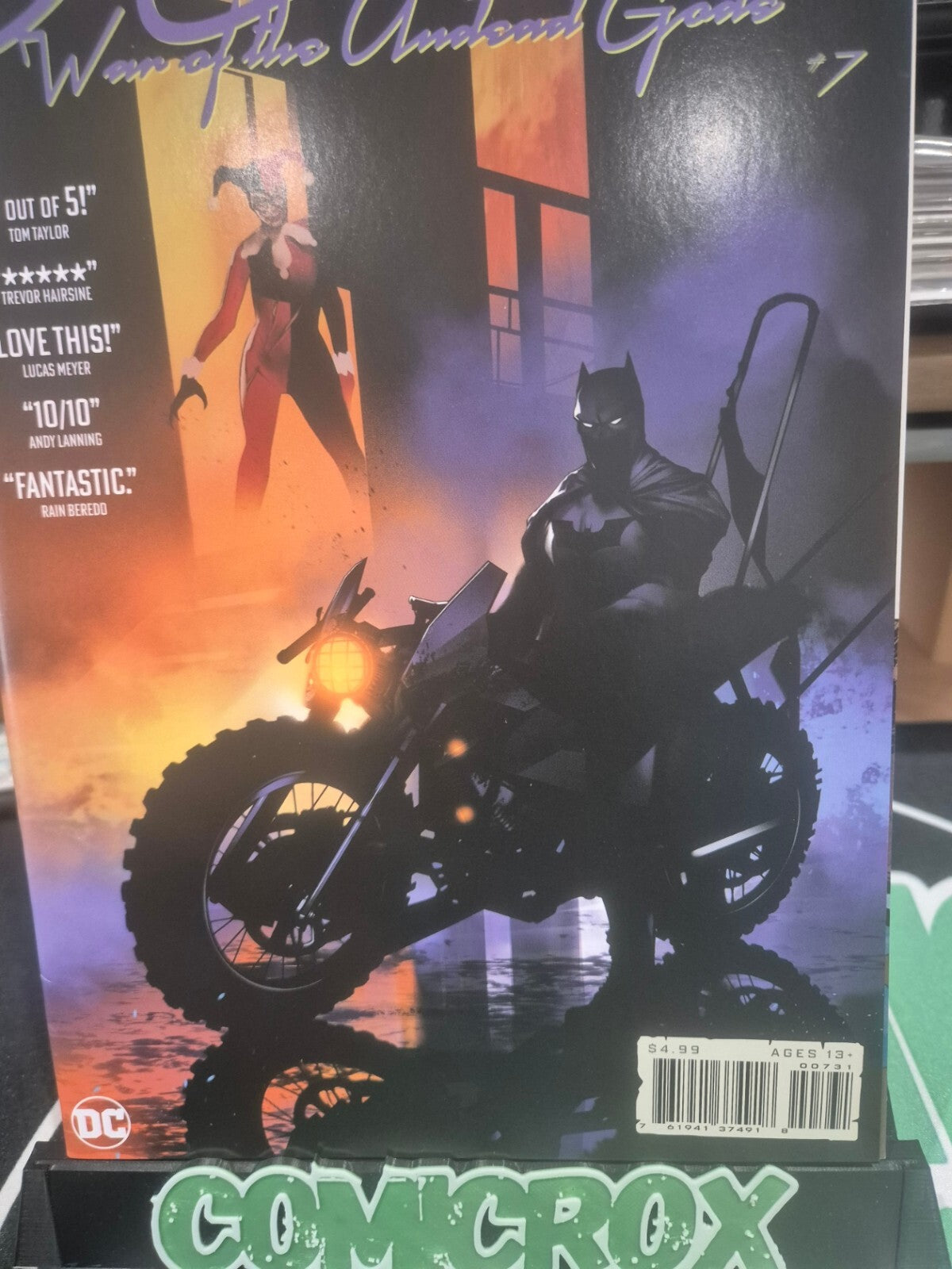 Dceased War of the Undead Gods #1, Purple Rain Homage Cover, VF/VF+