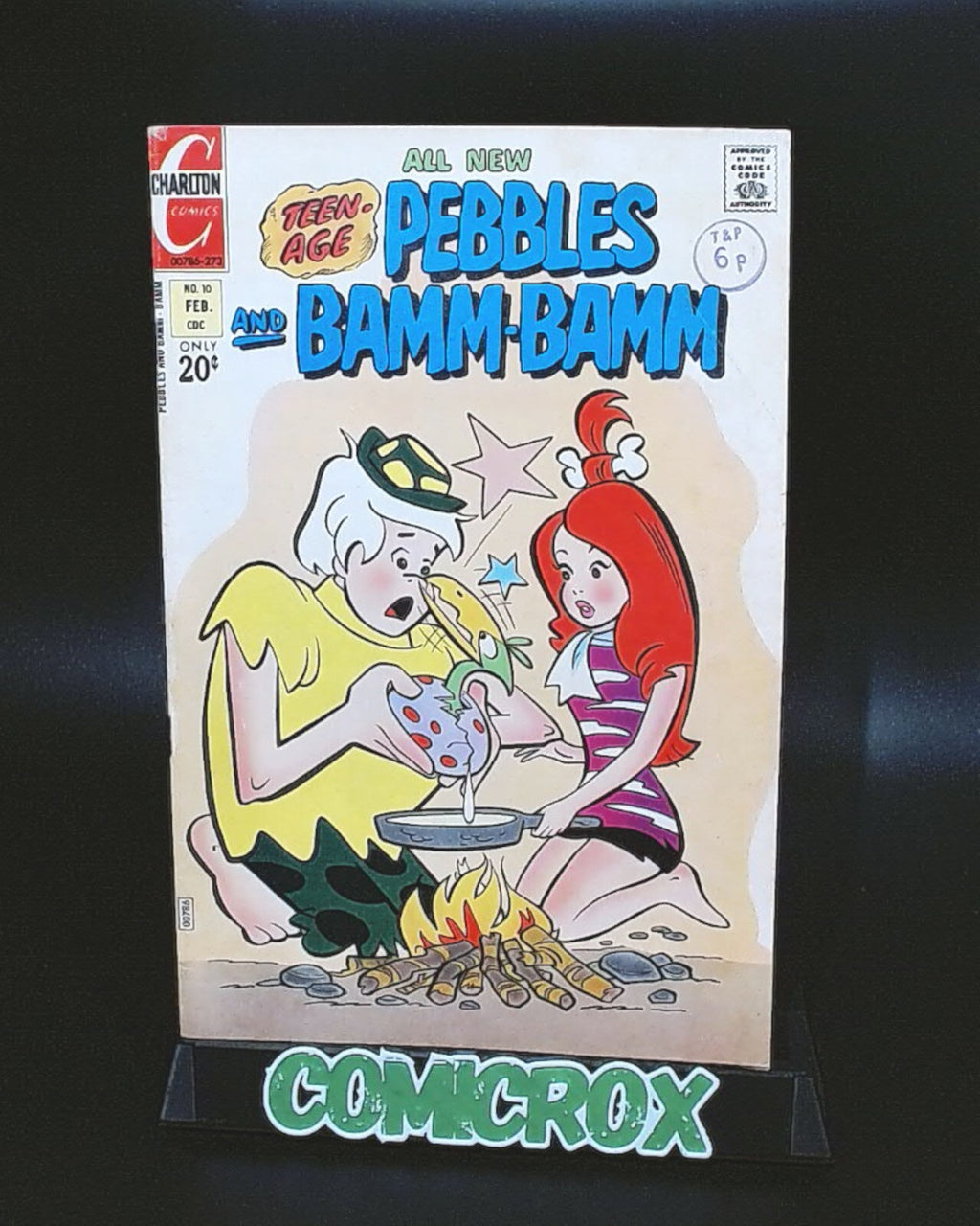 Pebbles and Bamm-Bamm #10, 1973, Charlton, Flintstones, High Grade, FN/VF