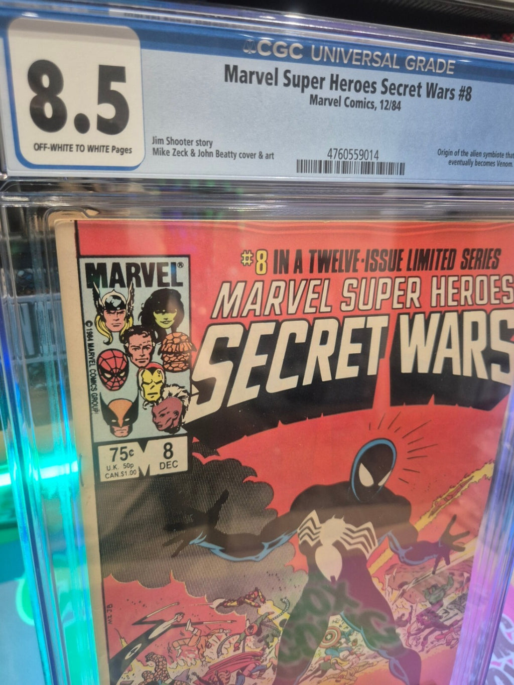 Secret Wars #8, CGC 8.5, 1984, Big Key - Wow!