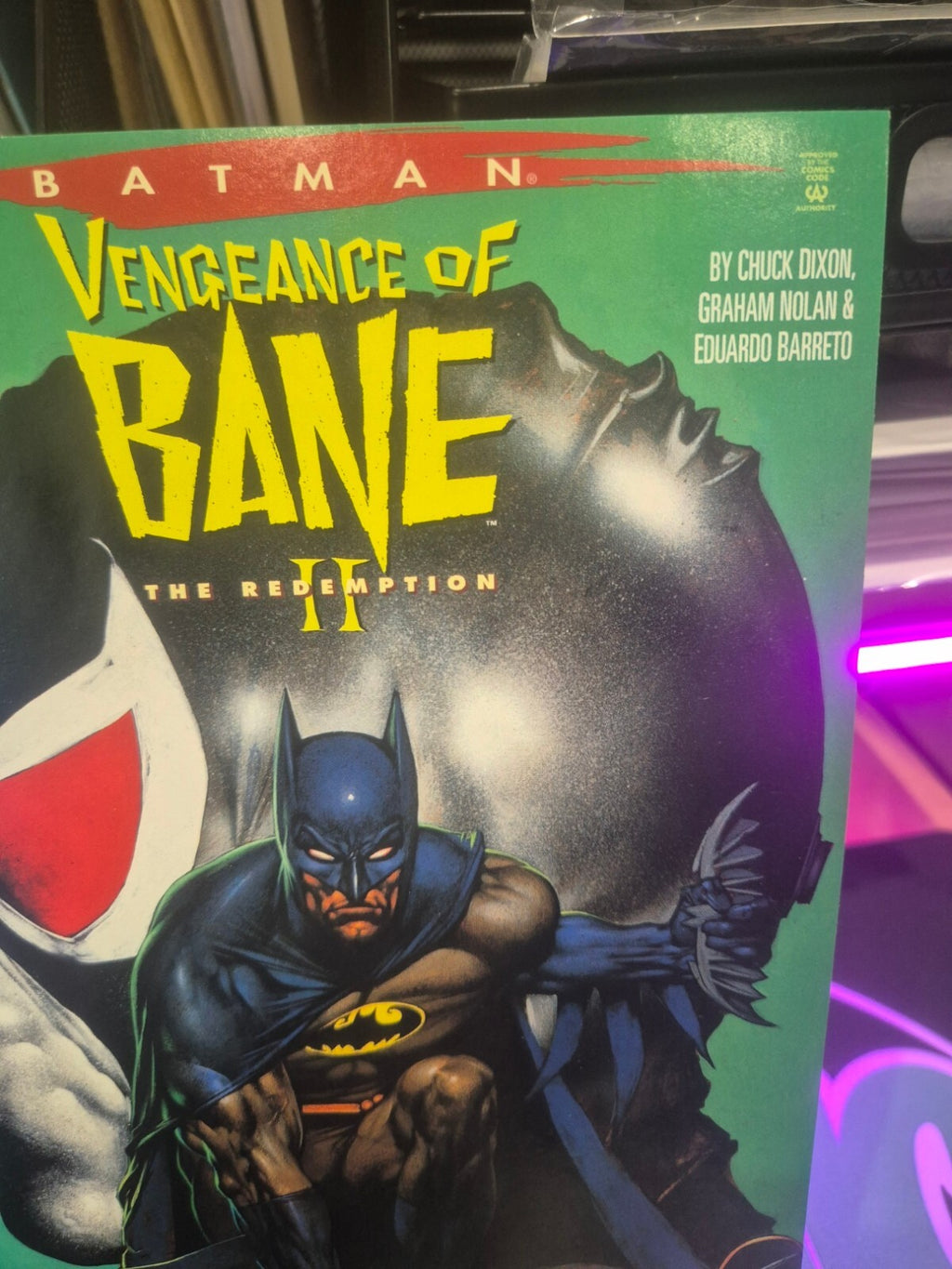 Batman Vengeance of Bane #2, Redemption, 1995, High Grade NM
