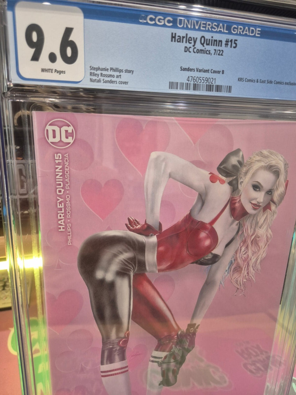 Harley Quinn #15, CGC 9.6, Natali Sanders Exclusive Minimal Variant
