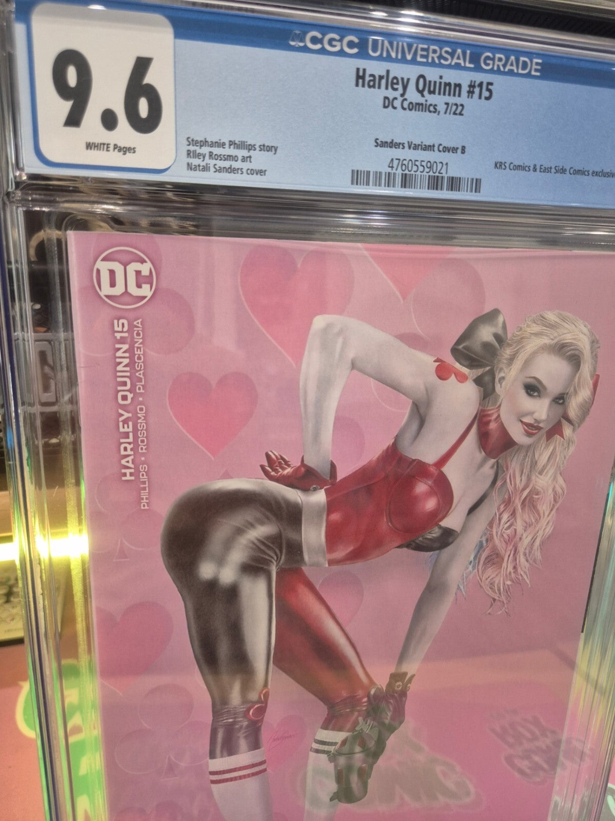 Harley Quinn #15, CGC 9.6, Natali Sanders Exclusive Minimal Variant