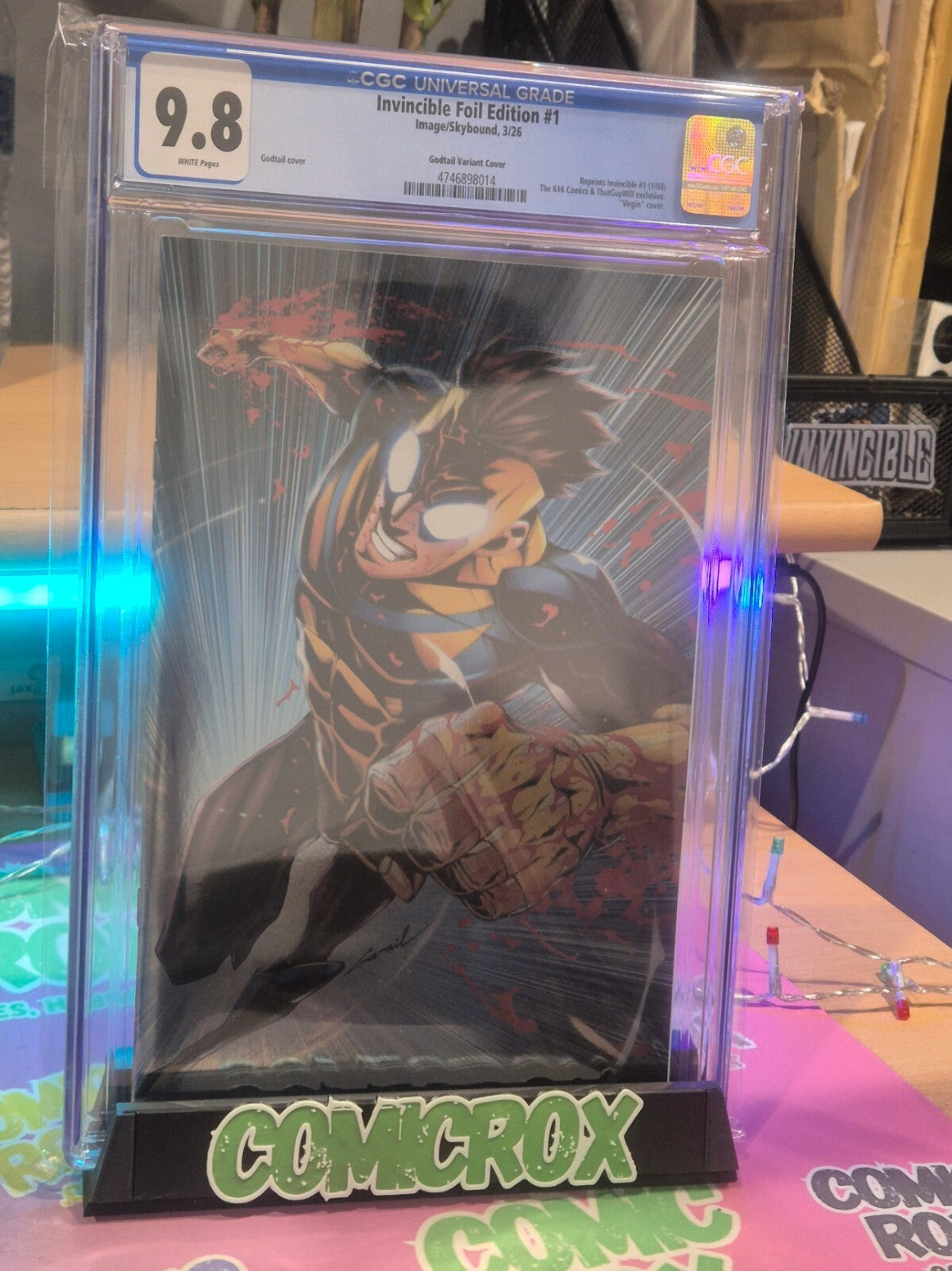 Invincible Foil Edition #1, CGC 9.8 Godtail Variant Cover, 2026