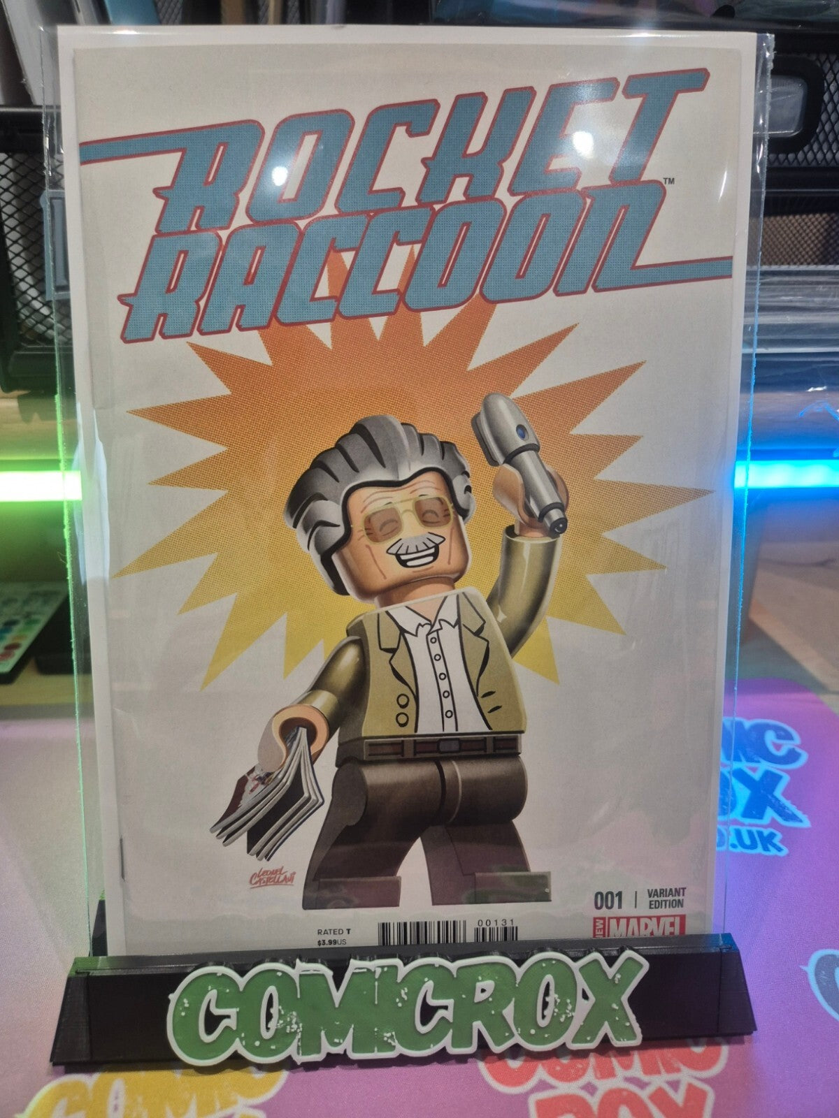 Rocket Raccoon #1, 2014, Stan Lee Lego Variant, VF/NM