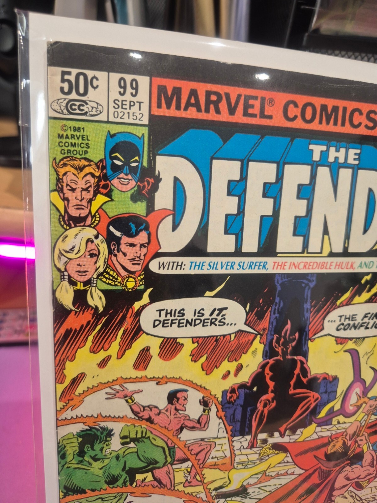 The Defenders #99, 1981, Newsstand, NM- 9.2 or Higher