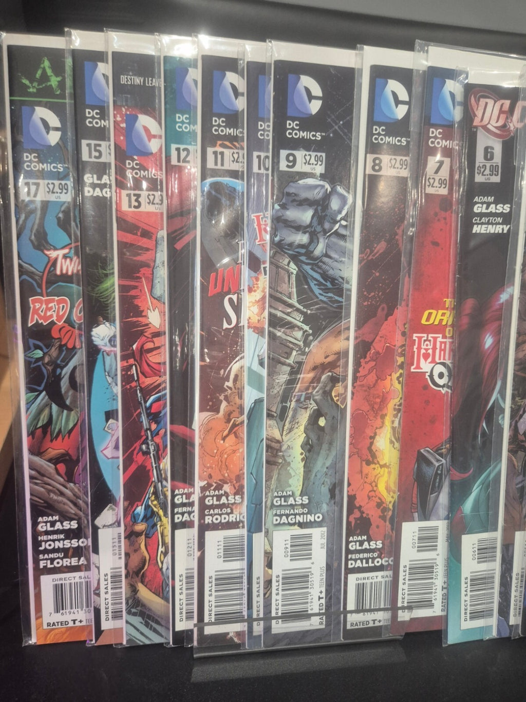 Suicide Squad New 52 Set, #1 to 13 plus 15 & 17 (15 books) All NM