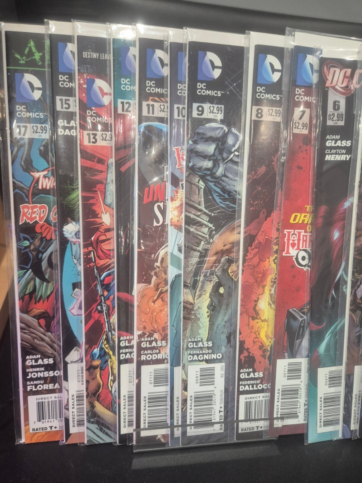 Suicide Squad New 52 Set, #1 to 13 plus 15 & 17 (15 books) All NM